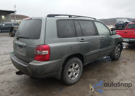 2005 Toyota Highlander V6 from USA, damaged, VIN JTEEP21A550083559
